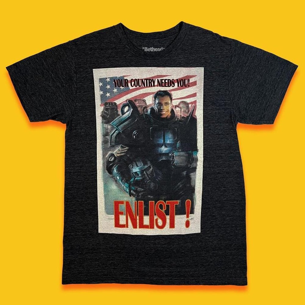 Bethesda 2015 Fallout Crewneck T Shirt